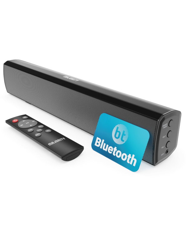 Soundbar Majsity Bowfell Compact 2.1 czarny optyczny AUX RCA USB 50W UK