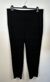 Spodnie Materiałowe Czarne Plus Size Rozmiar 5XL *Mango*
