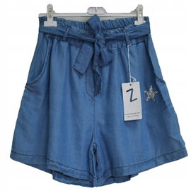 Krótkie Spodenki Damskie Jeansowe Rozmiar Uniwersalny (M-XL) *Made In Italy