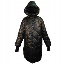Damski Płaszcz Zimowy Ocieplany Rozmiar 4XL/5XL *Made In Italy*