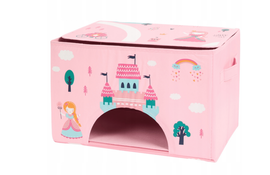 2w1 SKŁADANY ORGANIZER NA ZABAWKI PUDEŁKO POJEMNIK ORGANIZER MATA DO ZABAWY