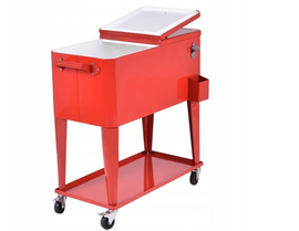 Barek ogrodowy mobilny metal Costway