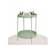 Stolik kawowy ZD Trading SIDE TABLE okrągły 40,5 x 40,5 x 54cm zieleń