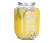 Słoik z kranikiem szklany vintage Relaxdays  8 l