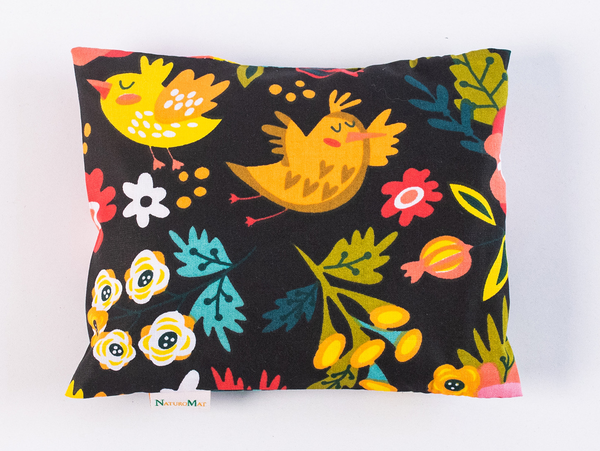 Poduszka na oczy z lawendą i łuską gryki – relaks, joga, handmade, naturalna