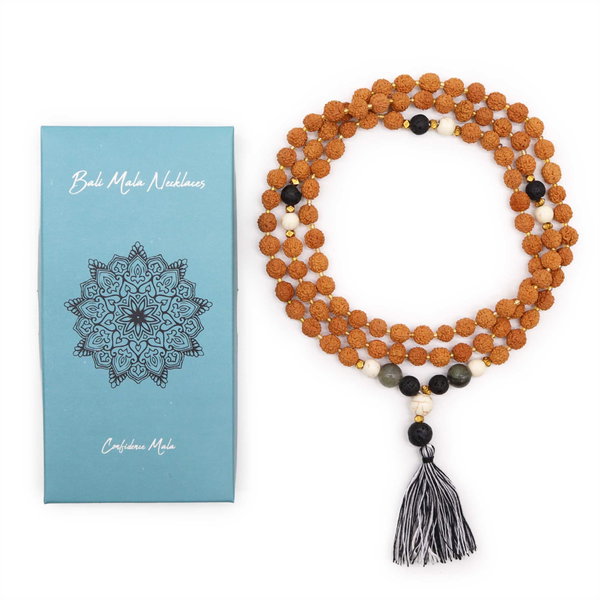 Balijska Mala Rudraksha 85 cm  - Pewność Siebie