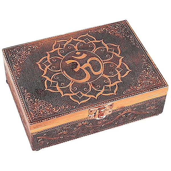 Pudełko na karty tarota OHM 18x13 x 6 cm