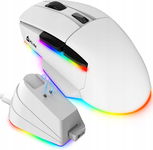 KLIM Blaze X RGB - mysz gamingowa bezprzewodowa 12 000 DPI RGB biała