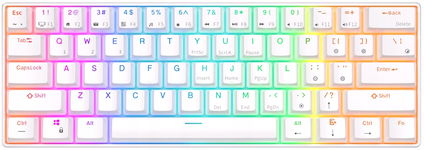 Klawiatura mechaniczna Royal Kludge RK61 RGB Brown Switch BT USB-C