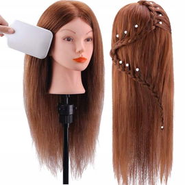 TopDirect Głowa główka treningowa 100% naturalne włosy do czesania