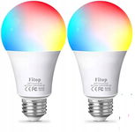 Żarówka Alexa Smart E27 Wi-Fi kompatybilna z Alexa Google Home 9 W 2szt.