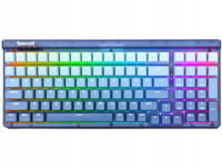 Klawiatura mechaniczna Redragon K656 Pro RGB Purple Switch Niebieska
