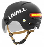 Kask rowerowy miejski Livall L23/L3101 LED/SOS 58-62cm czarny dla dorosłych