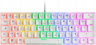 Klawiatura mechaniczna MARSGAMING MK60 UKŁAD francuski AZERTY