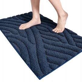 DYWANIK ŁAZIENKOWY ANTYPOŚLIZGOWY MATA ŁAZIENKOWA | NIEBIESKI | 50x130 cm