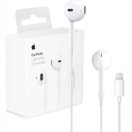 Słuchawki douszne Apple EarPods (lightning) - USZKODZONE - OPIS -