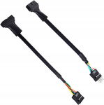 Adapter wewnętrzny przejściówka USB 2.0 9Pin do USB 3.0 20pin Płyta główna