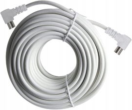 Kabel Antenowy Koncentryczny Anteny TV Kątowy 15m
