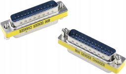 MEIRIYFA DB25 25-pinowy Adapter Gender Łącznik LPT DB25 wtyk - wtyk 2szt.