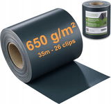 TAŚMA OGRODZENIOWA 19x35m OSŁONA NA OGRODZENIA PANELOWE +UV PŁOT 650g/m²