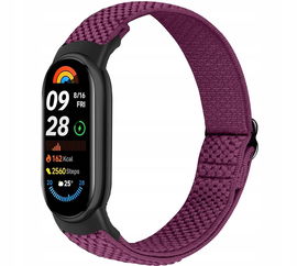 Pasek elastyczny do Xiaomi Smart Band 9 / Xiaomi Smart Band 8 bordowy