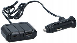Rozdzielacz gniazda zapalniczki USB-A USB-C 12-24V rozgałęźnik Dunlop