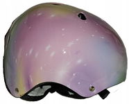 Kask rowerowy dziecięcy tęczowy S 51-54 cm