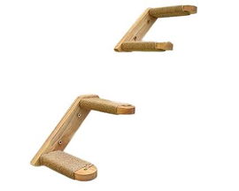 MIAOGE ścienne schodki drabina półki dla kota drewniane