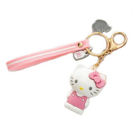 Brelok breloczek do kluczy kotek kot różowy