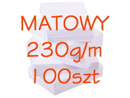 PAPIER FOTOGRAFICZNY DO ZDJĘĆ 10x15 MATOWY 230g 100szt