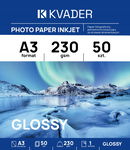 A3 PAPIER FOTOGRAFICZNY 30x42cm BŁYSK 230g do drukarki atramentowej 50 szt
