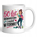 Kubek Urodziny 50 Latki 50-Te Urodziny Dla Kobiety 50 Lat Doświadczenia