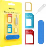 Adaptery Karty Sim Helect H-1050 5 El. Nano Micro Sim