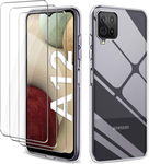 Etui Samsung Galaxy A12 M12 + 3X Szkło Hartowane