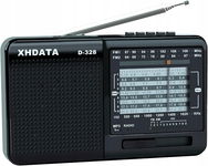 Xhdata D-328 Akumulatorowe Przenośne Radio Fm Ładowane Obsługa Mp3 Kart Sd