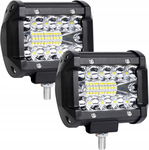 2X Lampa Robocza Halogen Led Ledbar Szperacz 9-30V Przeciwmgielne