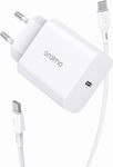 Oraimo Ładowarka Usb-C Do Telefonu 20W Qc 3.0 Apple Samsung + Kabel 60W