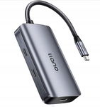 STACJA DOKUJĄCA HUB DO LAPTOPA PC USB-C 3.2 GEN2 4 PORTY USB-C 100W 5W1