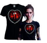 KOSZULKA DAMSKA T-SHIRT PREZENT MIŁOŚĆ AŻ PO GRÓB, ZAKOCHANI GOTH ROMANCE 4