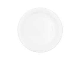 Talerzyki, jednokolorowe VP, biały, 18 cm, 6 szt.
