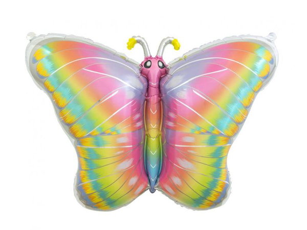 Balon foliowy "Motyl", kolorowy, 64 cm x 53 cm [balon na hel]