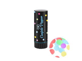 Konfetti pneumatyczne, kolorowe kółka, 11 cm [wyrzutnie konfetti]