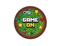 Talerzyki, Game On, 18 cm, 6 szt.