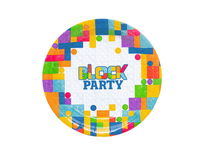 Talerzyki, Klocki - Block Party, 18 cm, 6 szt.