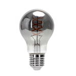 Żarówka ozdobna LED dymna ze spiralką filament A60 E27 4W 1800k