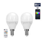 Żarówka diodowa Bluetooth MESH G45 E14 6,5W RGB+CCT 2 szt.