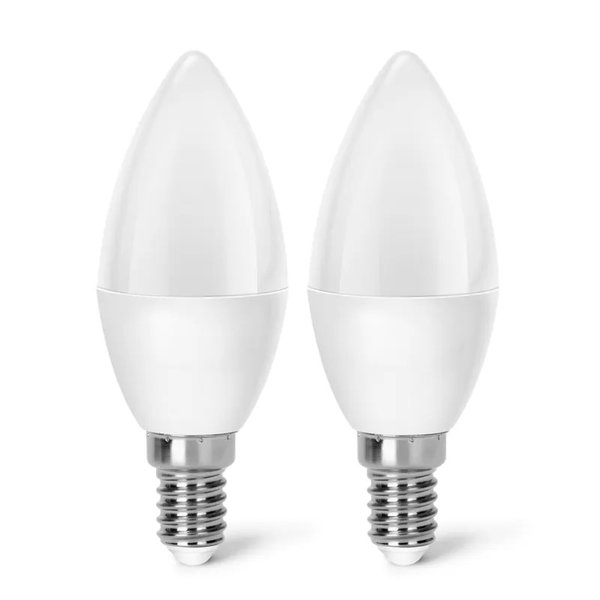 Żarówka diodowa świeczka LED C37 E14 3W 2 szt. zimna