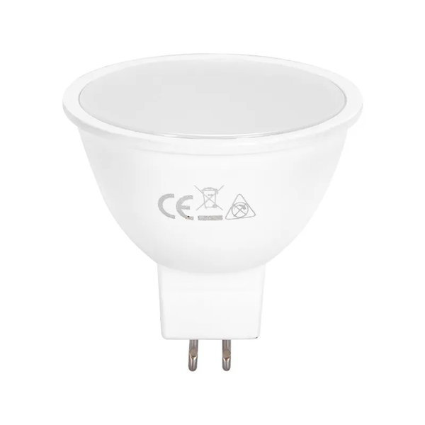 Żarówka reflektorek halogen LED MR16 6W AC/DC12V biały ciepły fi50mm