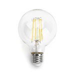 Żarówka LED 4W/230V Filament kula G80 E27 barwa biała ciepła 470lm