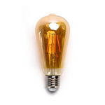 Żarówka LED 6W/230V Filament ST64 retro E27 barwa bursztynowa 600lm